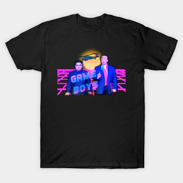 Vaporwave Aesthetic Political Humor T-Shirt by Raimondi